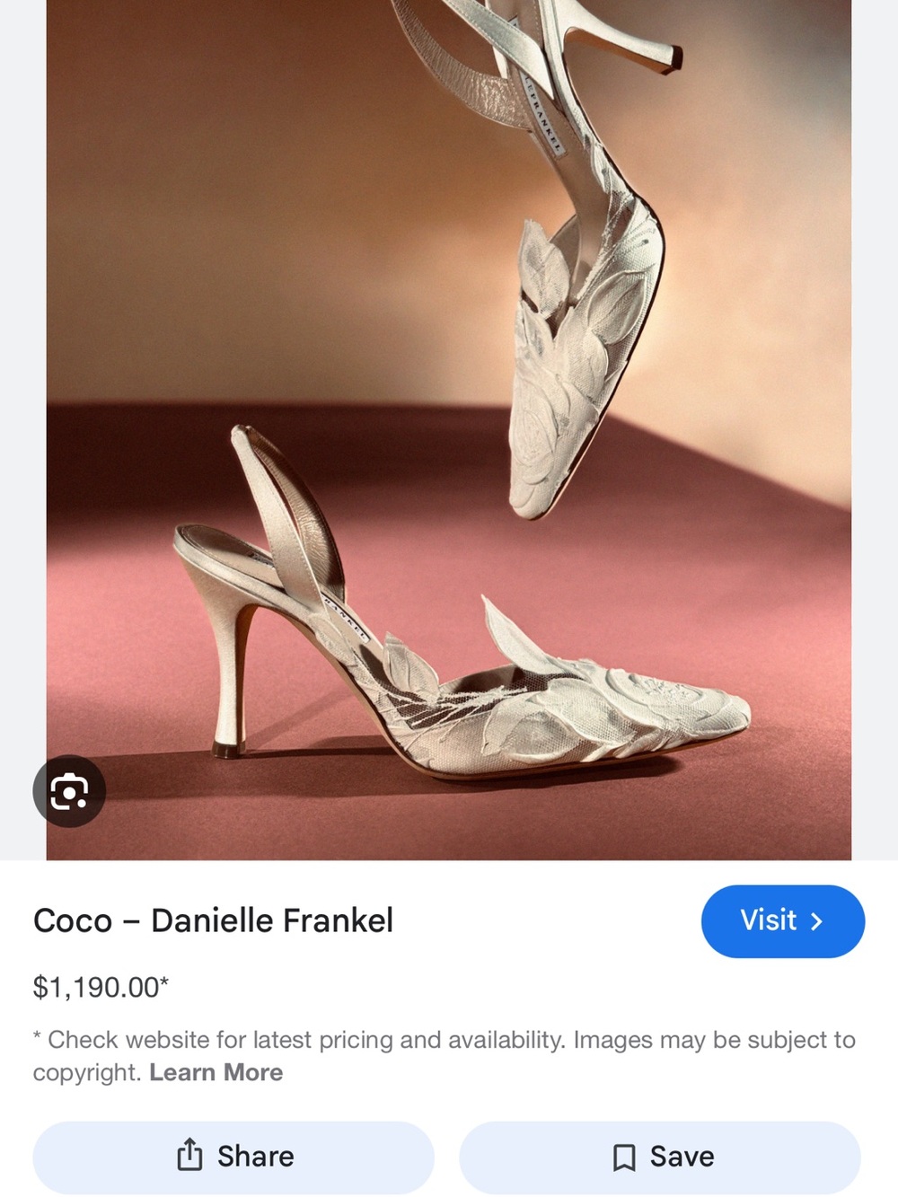 Danielle Frankel Coco Slingback Pumps